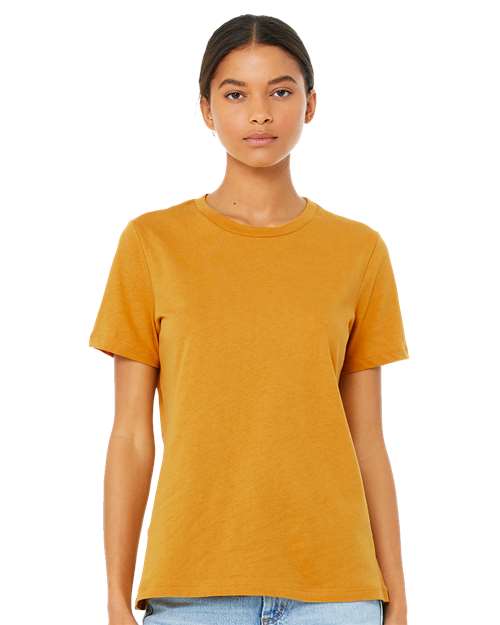 women’s relaxed fit heather cvc tee - 6400cvc