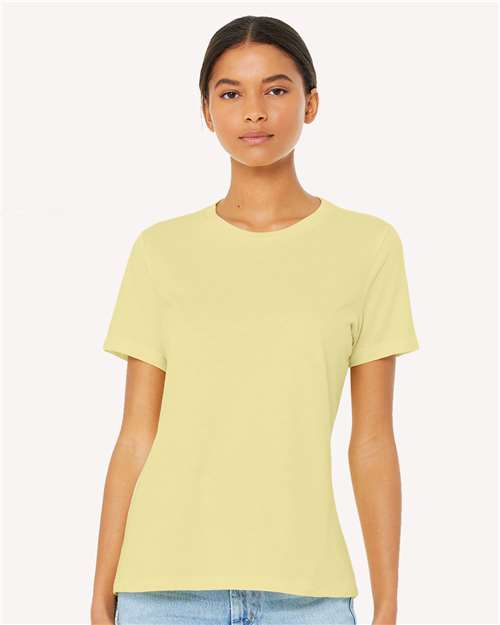 women’s relaxed fit heather cvc tee - 6400cvc