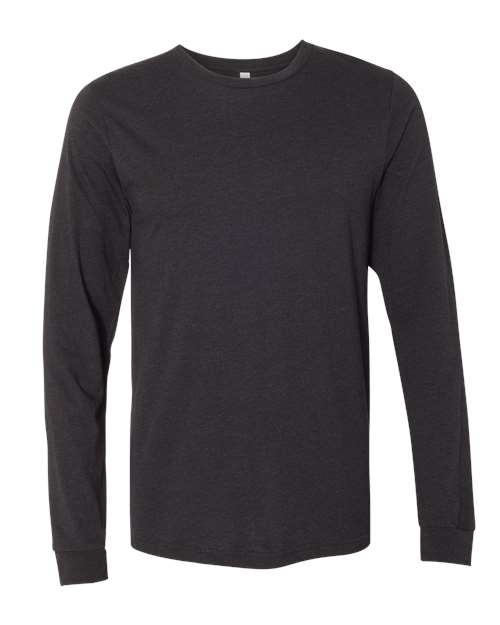 heather cvc long sleeve tee - 3501cvc