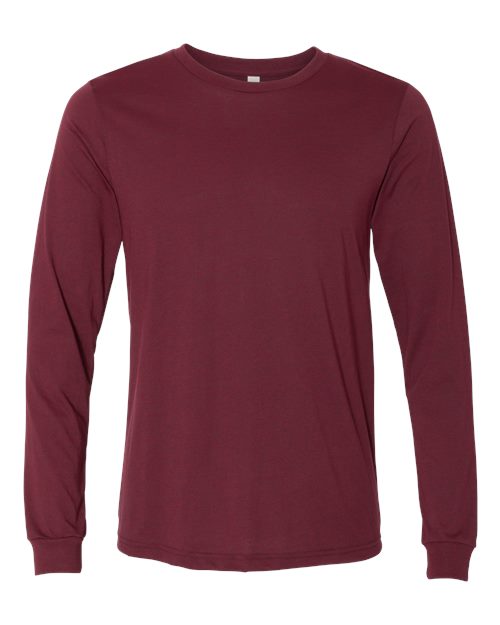 heather cvc long sleeve tee - 3501cvc