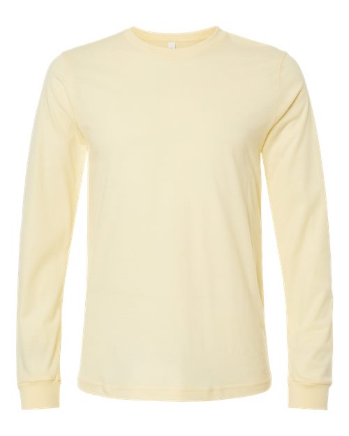 heather cvc long sleeve tee - 3501cvc