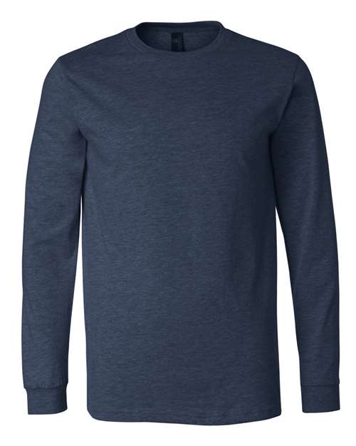 heather cvc long sleeve tee - 3501cvc