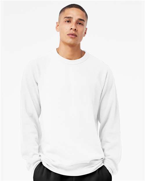 unisex sponge fleece raglan crewneck sweatshirt - 3901