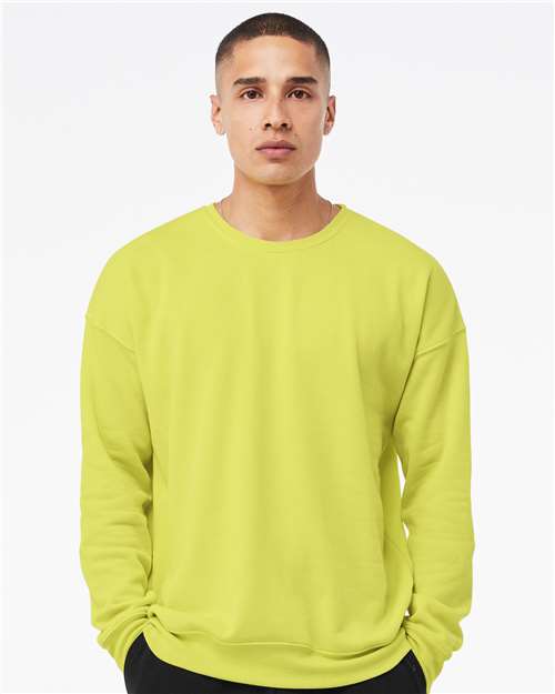 unisex sponge fleece drop shoulder crewneck sweatshirt - 3945
