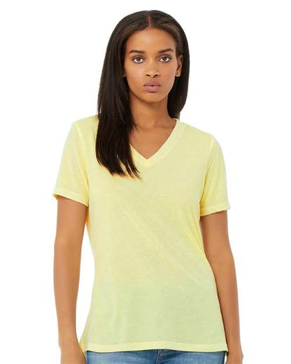Women's Relaxed Triblend V-Neck Tee - 6415