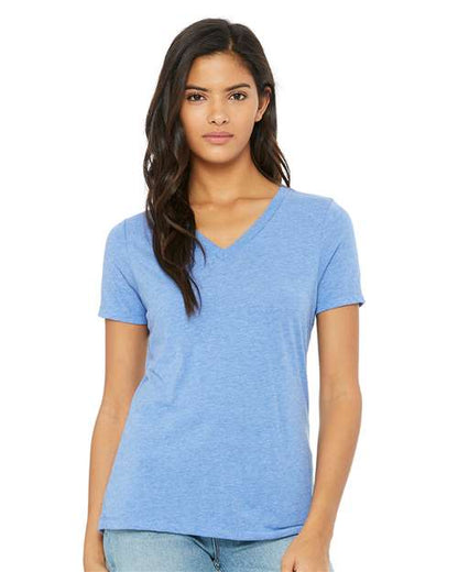 Women's Relaxed Triblend V-Neck Tee - 6415
