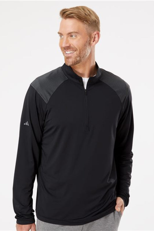Men's Ultimate365 Lightweight Shoulder Stripe Quarter-Zip Pullover - A520