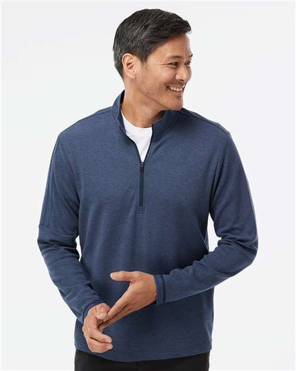 Men's 3-Stripes Quarter-Zip Sweater Pullover - A554