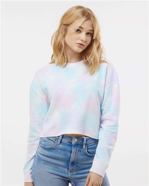 women's lightweight crop crewneck sweatshirt - afx24crp