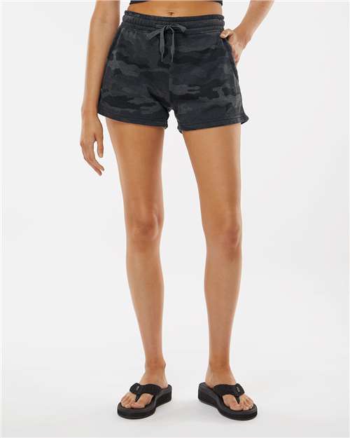 women’s lightweight california wave wash fleece shorts - prm20srt