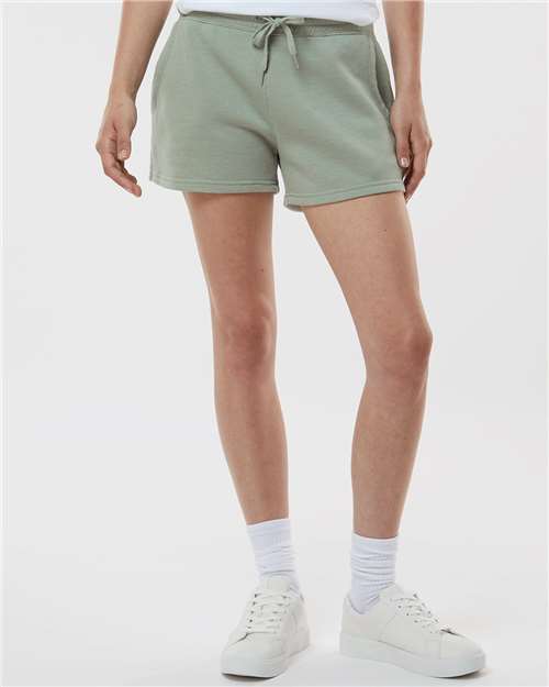 women’s lightweight california wave wash fleece shorts - prm20srt