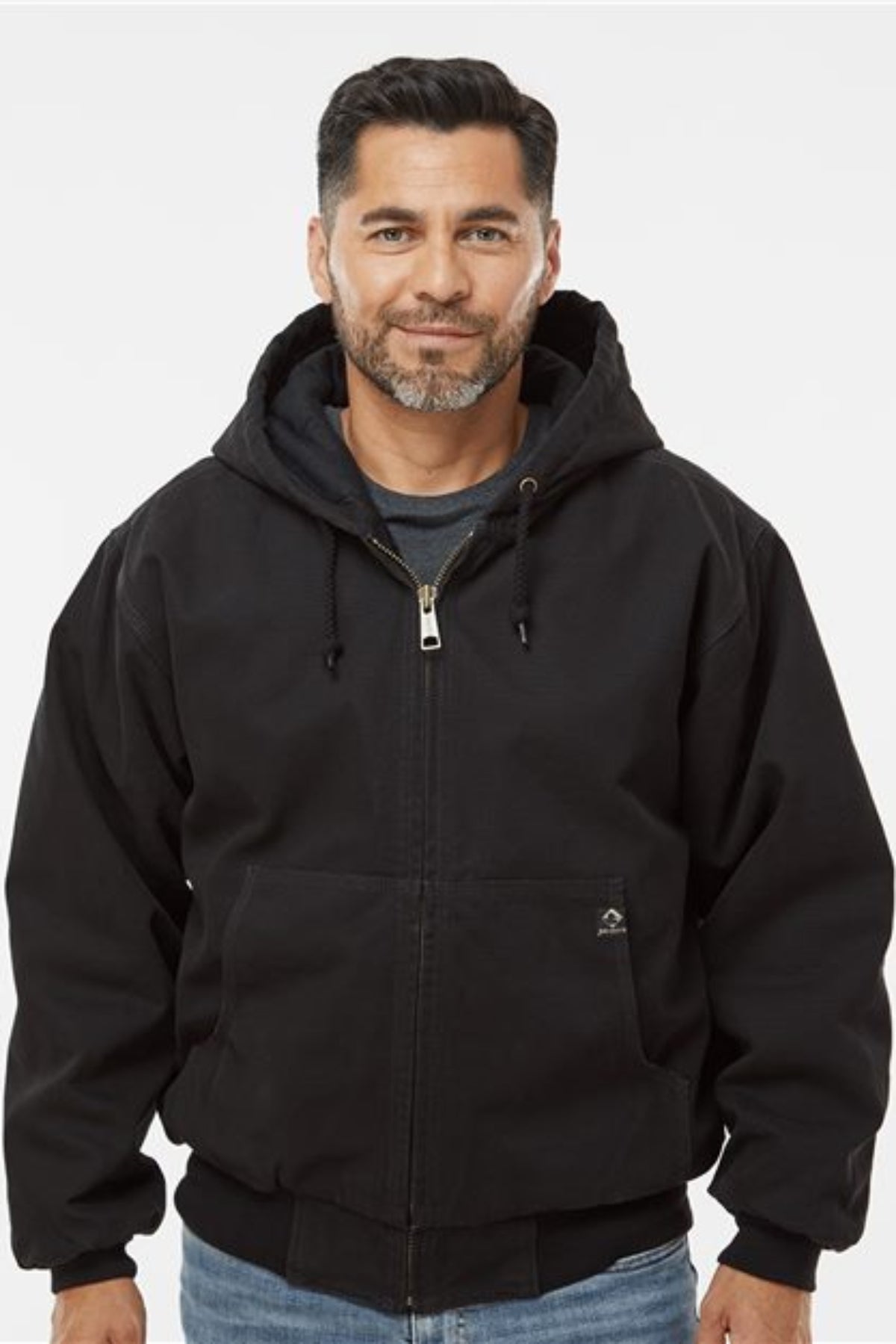 men's cheyenne boulder cloth™ hooded jacket with tricot quilt lining - 5020