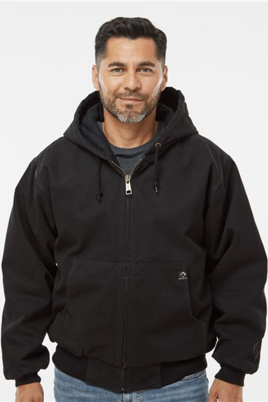 Men's Cheyenne Boulder Cloth™ Hooded Jacket with Tricot Quilt Lining - 5020
