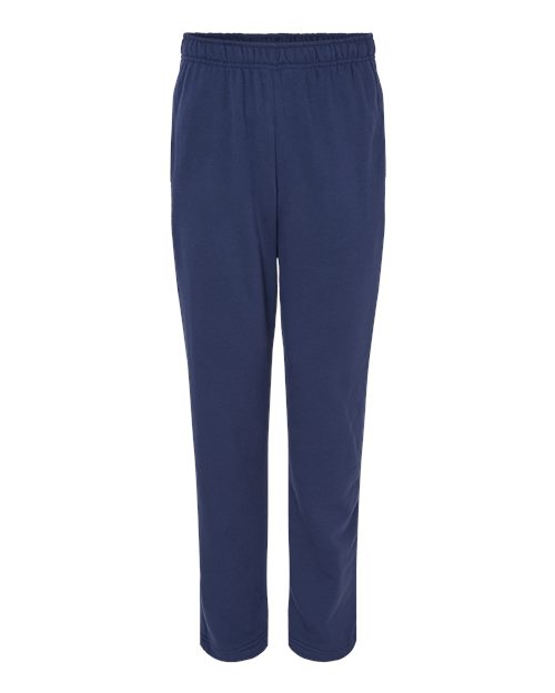 unisex sponge fleece straight leg sweatpants - 3725