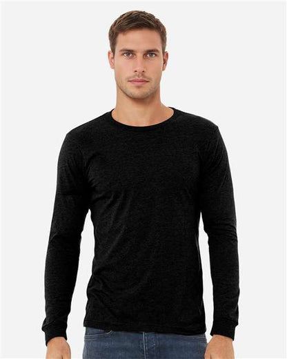 Heather CVC Long Sleeve Tee - 3501CVC