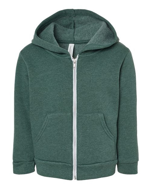 toddler sponge fleece full-zip hoodie sweatshirt - 3739t