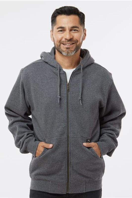Men's Crossfire Heavyweight Power Fleece Hooded Jacket with Thermal Lining - 7033