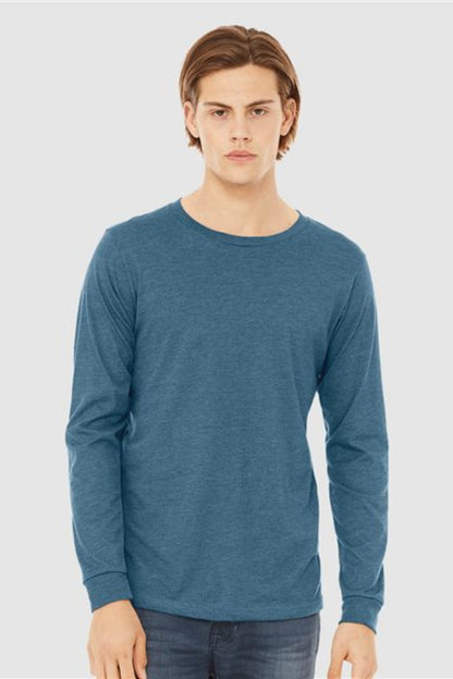 Heather CVC Long Sleeve Tee - 3501CVC