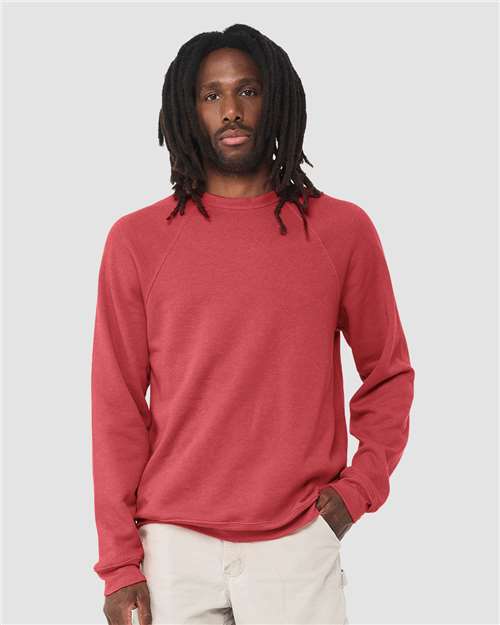 unisex sponge fleece raglan crewneck sweatshirt - 3901