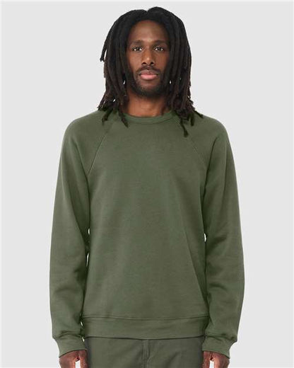 Unisex Sponge Fleece Raglan Crewneck Sweatshirt - 3901
