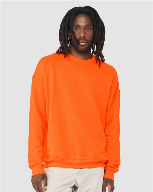 unisex sponge fleece drop shoulder crewneck sweatshirt - 3945
