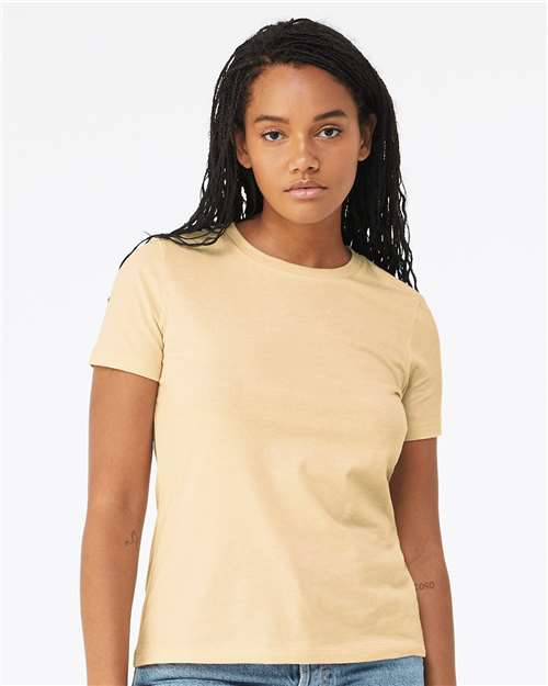 women’s relaxed fit heather cvc tee - 6400cvc