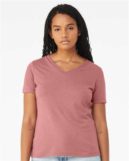 Women's Relaxed Triblend V-Neck Tee - 6415