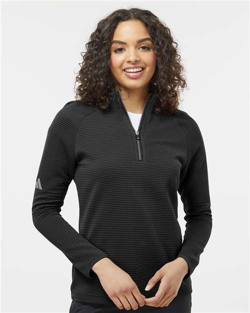 women's spacer quarter-zip pullover - a589