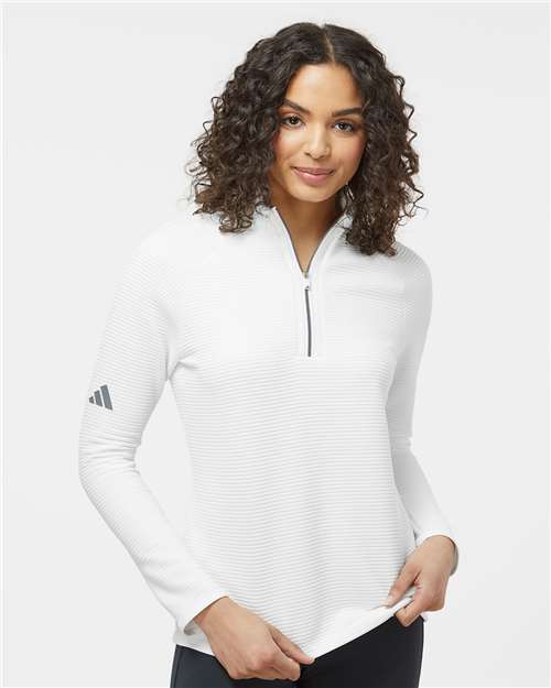 women's spacer quarter-zip pullover - a589