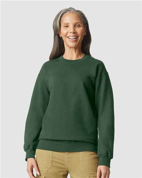 unisex softstyle® midweight crewneck sweatshirt - sf000