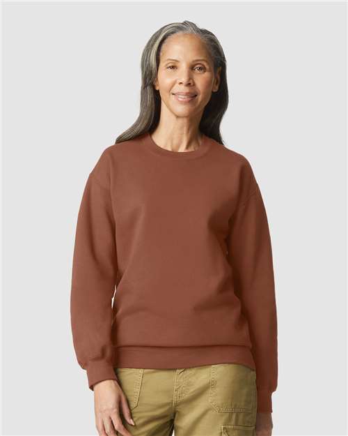 unisex softstyle® midweight crewneck sweatshirt - sf000