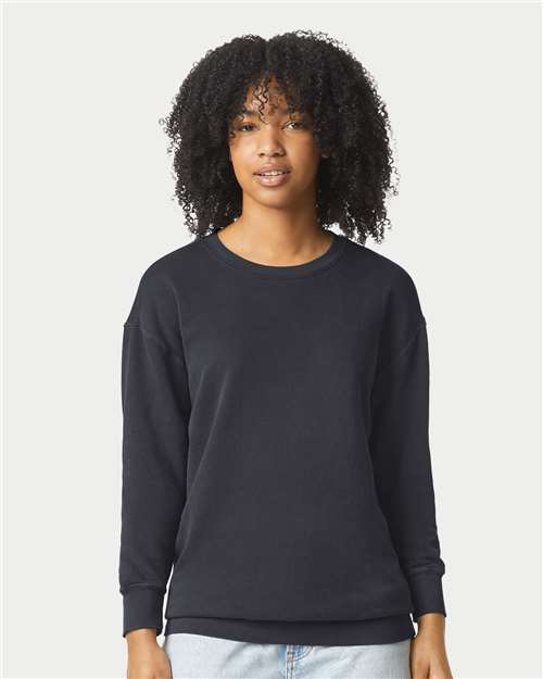 unisex garment-dyed lightweight fleece crewneck sweatshirt - 1466