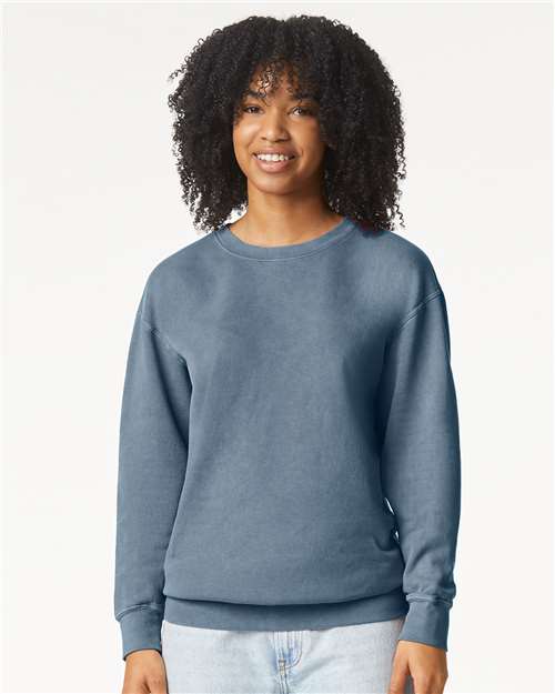 unisex garment-dyed lightweight fleece crewneck sweatshirt - 1466