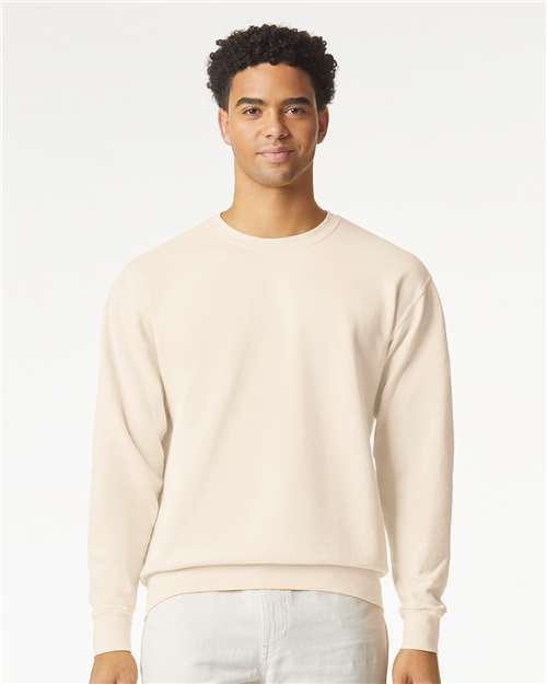 unisex garment-dyed lightweight fleece crewneck sweatshirt - 1466