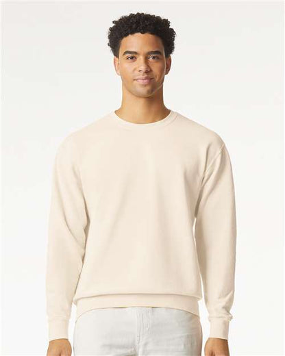 Unisex Garment-Dyed Lightweight Fleece Crewneck Sweatshirt - 1466