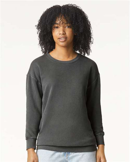 Unisex Garment-Dyed Lightweight Fleece Crewneck Sweatshirt - 1466