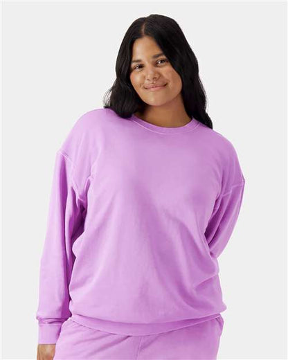 Unisex Garment-Dyed Lightweight Fleece Crewneck Sweatshirt - 1466