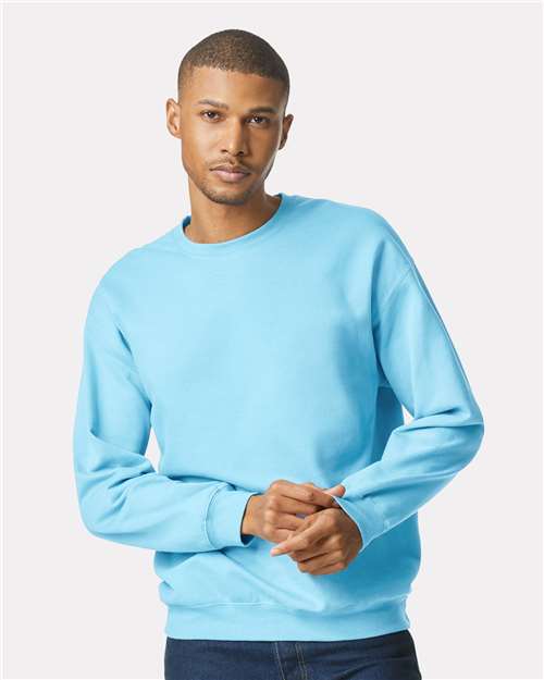 unisex softstyle® midweight crewneck sweatshirt - sf000