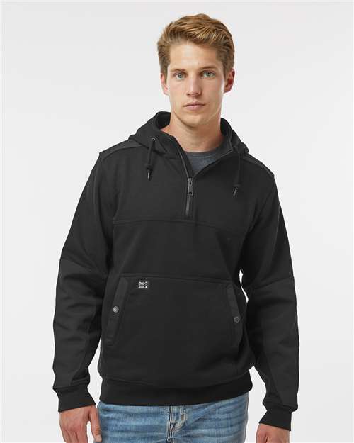 men's mission quarter-zip hooded pullover - 7349