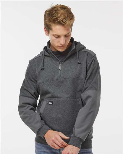 Men's Mission Quarter-Zip Hooded Pullover - 7349
