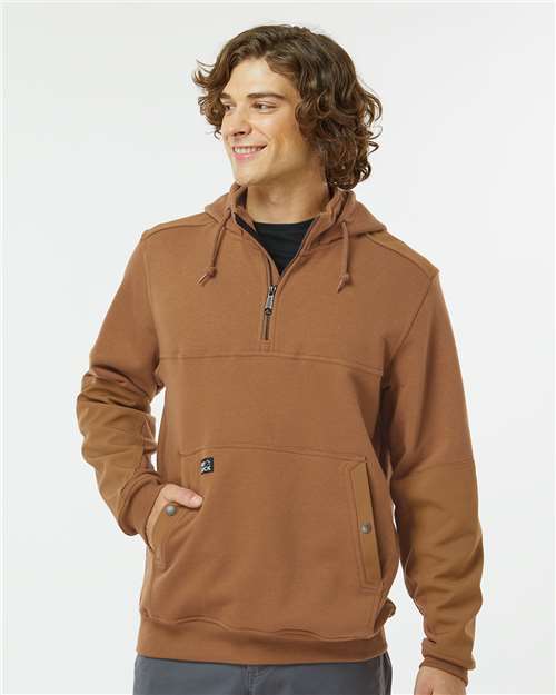 men's mission quarter-zip hooded pullover - 7349