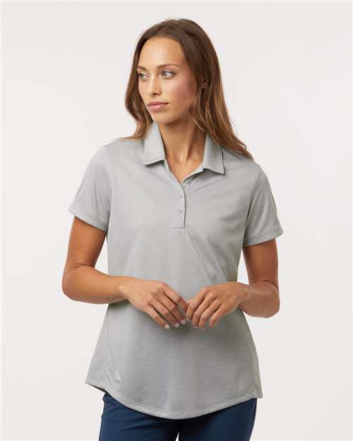 women's space dyed polo - a592