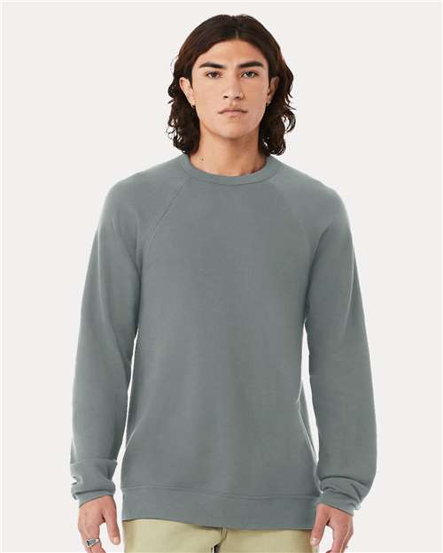 unisex sponge fleece raglan crewneck sweatshirt - 3901