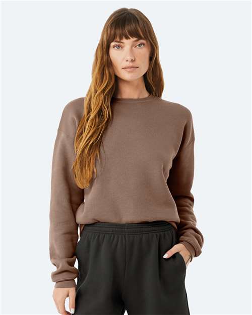 unisex sponge fleece drop shoulder crewneck sweatshirt - 3945
