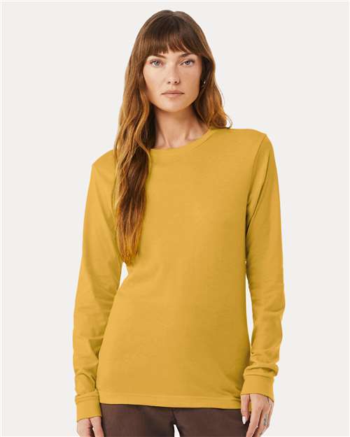 heather cvc long sleeve tee - 3501cvc