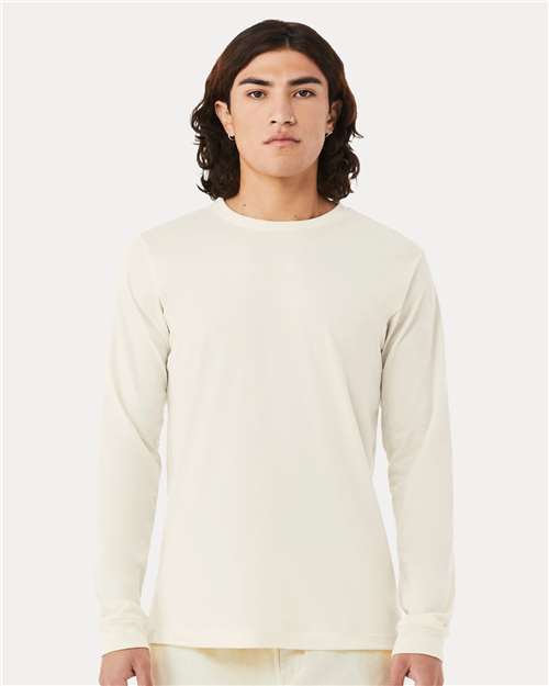 heather cvc long sleeve tee - 3501cvc