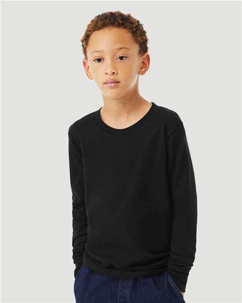 youth triblend long sleeve tee - 3513y