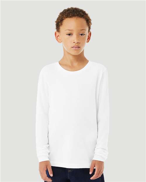 youth triblend long sleeve tee - 3513y
