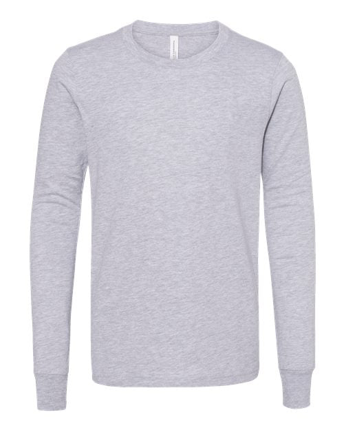 youth heather cvc long sleeve tee - 3501ycvc