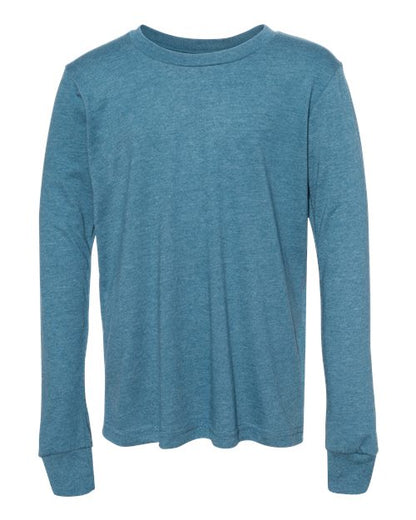 Youth Heather CVC Long Sleeve Tee - 3501YCVC